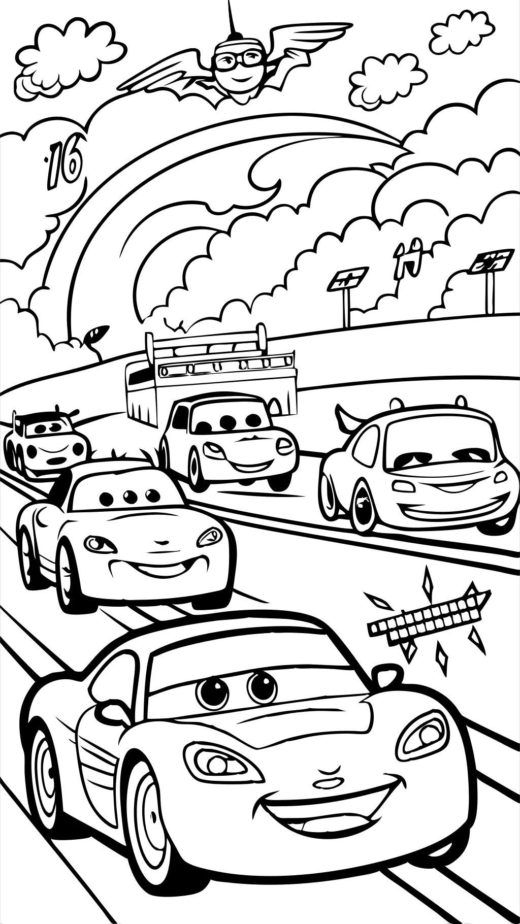 cars 3 coloring pages